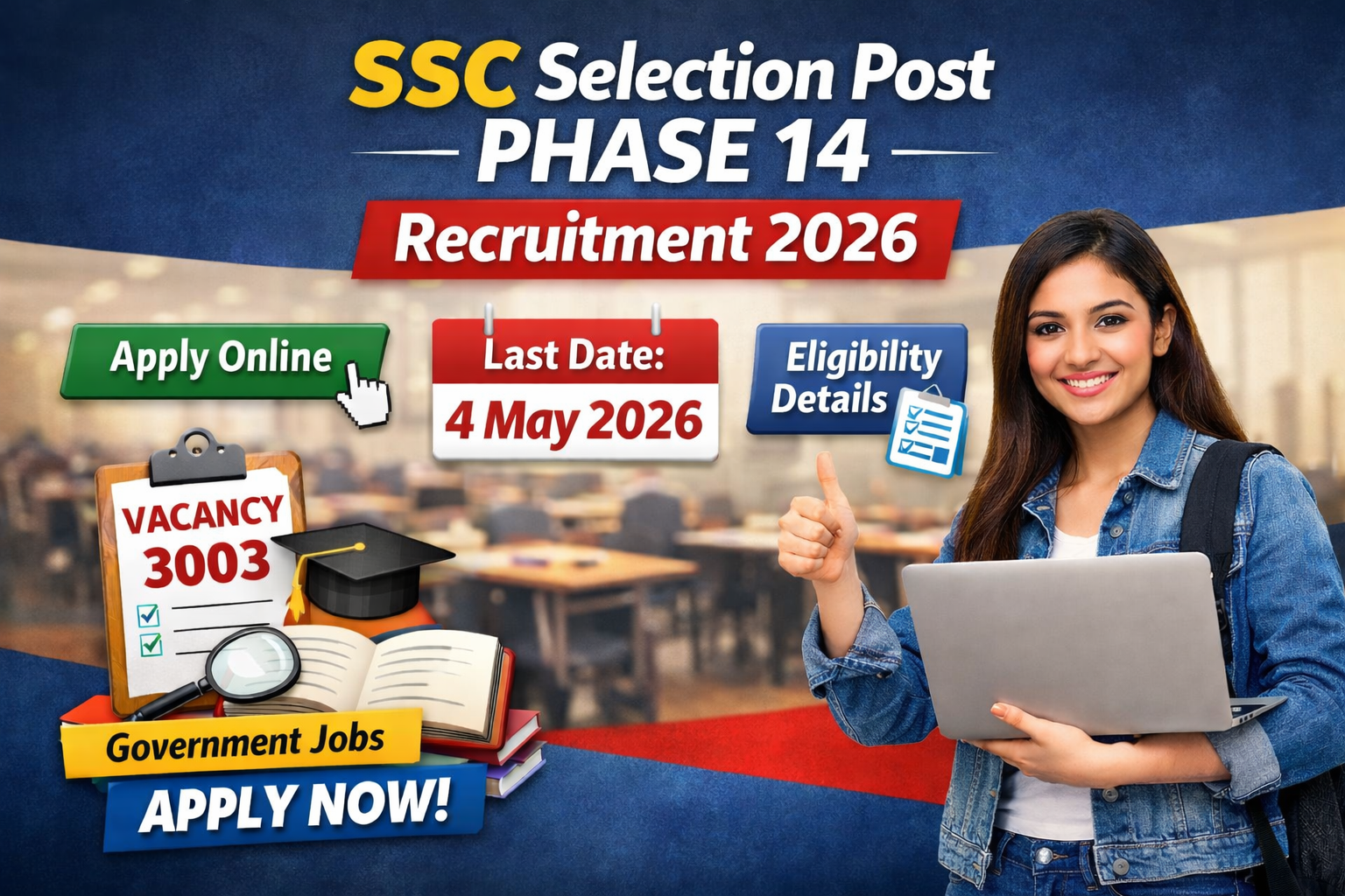 SSC Selection Post Phase 14 Recruitment 2026